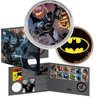 2021 Batman Gold-Plated Medallion Cover