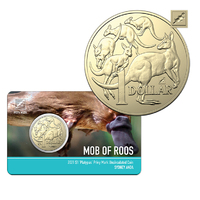2021 $1 Mob of Roos ANDA Sydney Money Expo Platypus Privy