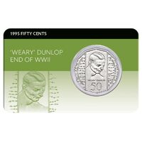1995 End of WWII 50th Anniversary Wear Dunlop Coin Pack