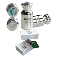 2021 $1 Covid-19 Vaccine Silver-Plated Coin