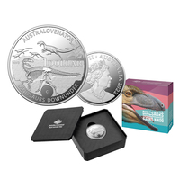 2022 $1 Dinosaurs Down Under 'C' Mintmark Silver Proof Coin