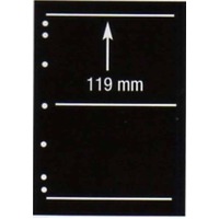 Hagner Single Sided Black Stocksheets 2 Strips