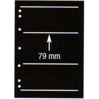 Hagner Single Sided Black Stocksheets 3 Strips