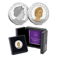 2022 £5 Platinum Jubilee Jersey Silver Proof Coin