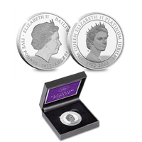 2022 £5 Platinum Jubilee Jersey Silver Coin