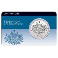 2001 50c Federation Commonwealth Coin Pack