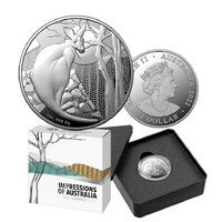 2022 $1 Impressions of Australia Kangaroo Silver Proof