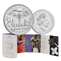 2022 £5 The Queen's Reign Honours and Investitures BUNC