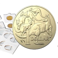 Lighthouse Matrix Coin Holders Self Adhesive Packs of Assorted Quantities of 2x2s 27.5mm