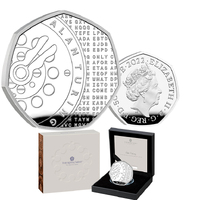 2022 50p Alan Turing Silver Proof Coin