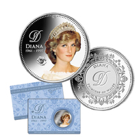 Diana, Princess of Wales Silver Plated Medallion