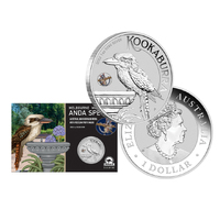 2022 $1 Kookaburra ANDA Melbourne Money Expo Coloured Possum Privy