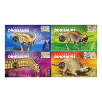 2022 Australian Dinosaurs Perth Show Overprint Set of 4