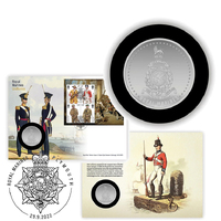 2022 Royal Marines Silver-Plated Medallion Cover
