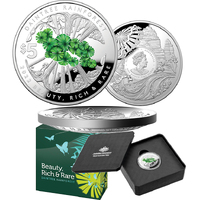 2022 $5 Beauty, Rich and Rare Daintree Rainforest Silver Proof Domed Coin