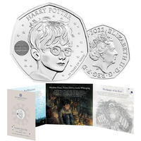 2022 50p Harry Potter BUNC Coin