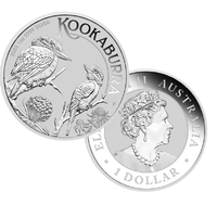 2023 $1 Kookaburra 1oz Silver Bullion Coin