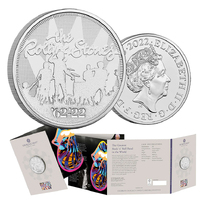 2022 £5 The Rolling Stones BUNC Coin
