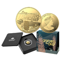 2023 $10 Creatures of the Deep 'C' Mintmark Gold Proof Coin