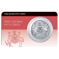 1966 50c Round EF to aUNC Coin Pack