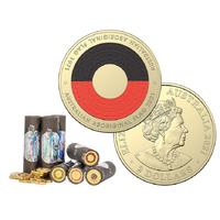 2022 $2 Aboriginal Flag Roll (Cotton & Co)