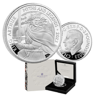 2023 £2 Myths and Legends - King Arthur 1oz Silver Proof