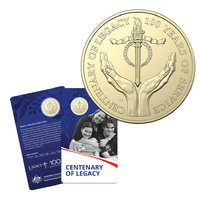 2023 $1 Centenary of Legacy UNC Coin