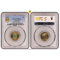 2014 $2 Remembrance MS66 9462