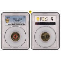 2015 $2 Lest We Forget MS64 6761