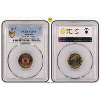 2015 $2 Lest We Forget MS64 6756