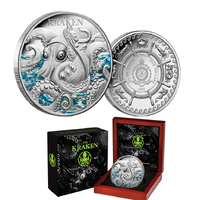 2023 $5 The Kraken 2oz Silver Proof Coin