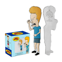 2023 $2 Beavis and Butt-Head 30th Anniversary Beavis Shaped 1oz Silver Coin