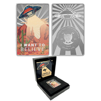 2023 2000fr I Want To Believe 1oz Silver BUNC Coin