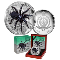 2023 $10 Funnel Web Ultra High Relief 5oz Silver Proof