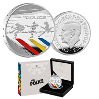 2023 £2 The Police 1oz Silver Proof Coin