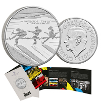 2023 £5 The Police BUNC Coin
