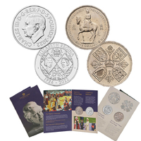 2022 Queen Elizabeth II Memorial 2 Coin Set