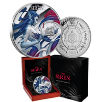 2023 $5 Siren 2oz Silver Proof Coin