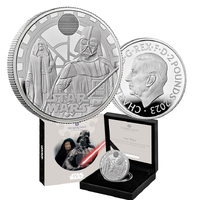 2023 £2 Star Wars Darth Vader and Emperor Palpatine 1oz Silver Proof