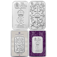 The Royal Celebration 1oz Silver Bullion Minted Bar