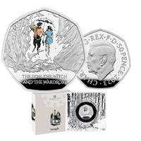 2023 50p The Lion, the Witch and the Wardrobe Silver Proof Coin