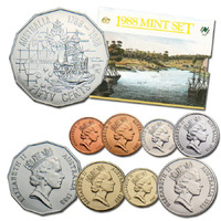 1988 Royal Australian Mint 8 Coin Mint Set