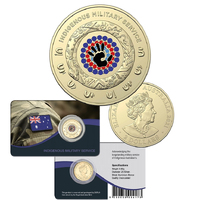 2021 $2 indigenous Military Service Coloured Coin Pack