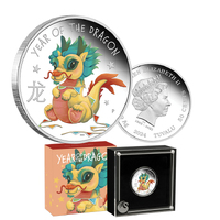 2024 50c Baby Dragon 1/2oz Silver Coin