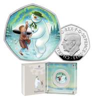 2023 50p The Snowman Silver Proof Coin