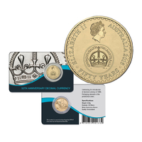 2016 $2 50th Anniversary of Decimal Currency Coin Pack New
