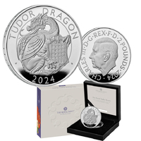 2024 £2 The Royal Tudor Beasts The Tudor Dragon 1oz Silver Proof