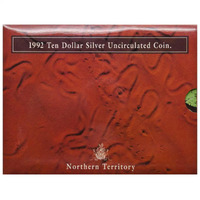 1992 $10 Northern Territory Silver UNC Coin