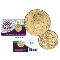 2023 $1 Charles III Al-Br Coin Pack