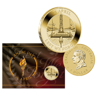 2024 $1 ANZAC Day Coin on Card